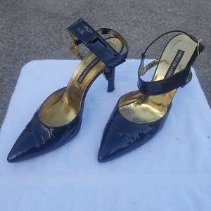 Anne Klein Black Patent Women's Shoes Size 9M